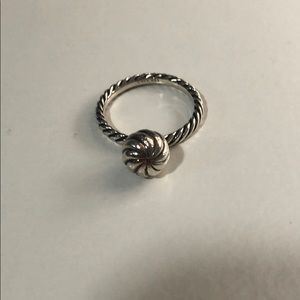 David Yurman Cable Ball Dangle Ring (925 sterling)